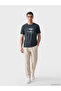 Vizyon New Season Anthracite Crew Neck Printed Men's T-Shirt - 2