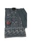 Gray Faux Georgette Top Pant & Dupatta - FFT6819-Gray-Size:XL-42-Inches - 4
