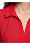 Lcw Vision Red Poplin Women's Shirt - 3