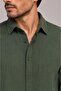 Huffa Men's Linen Regular Loose Long Sleeve Shirt 7679 - 2