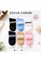 Socks Daily 6 Pairs Kids' 100% Cotton Striped Tennis School College Socks - 7