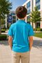 Premium School Polo Collar 100% Cotton Boys' School T-Shirt Short Sleeve Combed Cotton 8-16 Years Old I Children's School Uniform Polo Collar Basic T-Shirt Unisex Short Sleeve Soft Textured Breathable Fabric 8-16 Years Old - 2