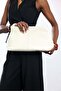 Kemik Paris Ostrich Clutch Bag 7981