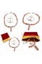 Natural Agate Stone 3-Piece Women's Jewelry Set – Necklace, Adjustable Bracelet and Ring, with Fusya Gift Pouch - 5