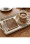 Brown Velvet Textured (Single Layer) Luxury Waterway Stone Brown, Cocktail Presentation Cover, 1 Piece