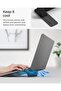 Slim Fold Adhesive Laptop Stand 2 Piece Foldable Portable Dual Ergonomic Angle Adjustment Lif - 6