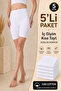 Women's 5-Pack Underwear Knee-Length Leggings - 90% Cotton