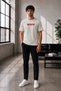 Unisex Oversize Embroidered Broken Heart Design 100% Cotton T-Shirt - 2