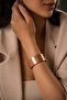 100% Pure Copper Women's Men's Bracelet Handmade Adjustable Wide Handcuff Bracelet - 4