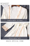 5-Pack Women's Pyjama Set Sling with Chest Pad Nightdress Sweet Sleepwear Home Wearing Clothes Suits - 8