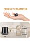 32-piece set of chair leg protectors, small black silicone seat cushions with felt pads, suitable for hardwood and tile floors, quiet (14-18 mm). - 3