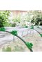 50-pack 11mm plastic greenhouse mesh tunnel clamps and film pipe clips for garden shade nets - 6