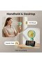 Handheld fan, flower - shaped handheld desktop fan, rechargeable mini portable fan, USB rechargeable handheld fan, an essential handheld cooling... - 2