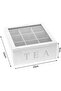 9-compartment tea storage box/jewelry organizer, suitable for kitchen cabinets/home use, can hold tea and jewelry - white, one size fits all. - 4