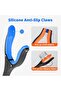 2-Pack Foldable Pickup Clip with 360° Rotating Claws and Magnetic Tip, Lightweight Pickup Clip (Orange/Blue) - 4