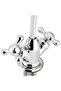 1/4-inch chrome-plated zinc alloy double-burner kitchen faucet with reverse osmosis and drinking water filter - 4
