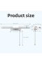 40cm LED Bathroom Wall Light with Pull Cord Switch - 8W 3000K Vanity Light - Vanity Display Light - Hard Wiring Connection - 5