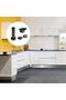Black, 95mm, set of 4 adjustable feet with accessories, suitable for kitchen/bathroom, made of plastic. - 3