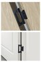 4-pack 5-inch slotless heavy-duty stainless steel door hinges for residential interior doors - 5