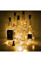 10-piece LED solar-powered wine bottle string light set, 1 meter, 10 cork-shaped lights, wine bottle DIY, weddings, festivals, warm white. - 4