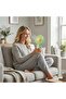 Handheld fan, flower - shaped handheld desktop fan, rechargeable mini portable fan, USB rechargeable handheld fan, an essential handheld cooling... - 4