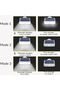 Adjustable waterproof solar - powered outdoor light with motion sensor - high - quality fast - charging panel - 4 cool white COB LED beads, 500... - 5