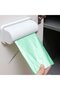 Trash bag organizer - Trash bag storage solutions - Kitchen storage - Optimized design dispenser - 15 x 65 cm - White - 3