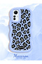 Redmi Note 12S Compatible Wavy Frame Leopard Print High Quality Silicone Phone Case