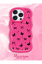 iPhone 15 Pro Max Compatible Thin Butterfly Bow Printed Soft Structure Phone Case for Daily Use