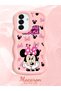 Samsung Galaxy A17 4G/5G Compatible Wavy Frame Mouse Cartoon Patterned Quality Silicone Case