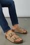 Genuine Leather Orthopedic Buckle Daily Comfortable Men's Slippers - 2