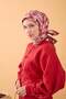 Velora Scarf Vintage Paisley Burgundy - 3