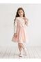 Nostalgic Collar Detailed Bowknot Girls' Dress - 2