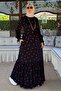 Rose Navy Blue Dress - 3