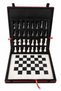 15 Inch Black Onyx Natural Stone Chess Set 38X38 cm - Handmade Premium Chess Set |   Gift Boxed - Black and White - 7