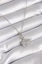 316L Steel Silver Color Zircon Stone Swan Model Women's Necklace