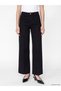 Lcw Modest Black High Waist Wideleg Women's Jean Trousers - 2