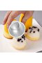 6-piece baking mold, pudding dessert cream mold, round non-stick egg tart mold, baking mold cup - 2