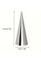 A set of 20 stainless steel cone molds – baking molds for making cream cones, puff pastry desserts, and waffle cones. - 3