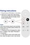 Voice Remote Control Replacement for 2020 Google TV 4K Snow (G9N9N GA01920) - YouTube & Netflix Shortcut Buttons - 5