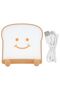 Cute Toast Bread Night Light - Portable Cartoon Silicone Night Light