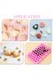 pieces heart-shaped silicone food molds - ice cubes, chocolate, candy, cake - DIY baking molds for love, pink - 4