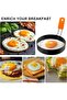 4-piece stainless steel egg ring and pancake mold set - 5