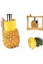 Pineapple slicer - Pineapple peeler - Plastic - Metal - Black - 3