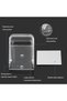 Waterproof doorbell cover for outdoor use. Transparent rainproof cover, measuring 9.7 x 6.4 cm. Easy to use and protects the button. - 4