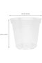 A set of 6 flower pots, transparent plastic orchid pots, suitable for both indoor and outdoor use, sturdy and breathable. - 2