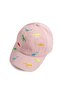 Pink cotton dinosaur baseball cap for children aged 2-6 - 3