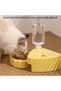 Pet Food and Water Bowls - 500 ml Automatic Feeder | Puppy Food Dispenser | For Travel Balcony Apartment Indoor Outdoor Winter Home - 4