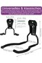 2-Pack Brush Cutter Wall Mount Brackets, Universal Lawnmower Wall Hooks, Gardening Tool Wall Mount Brackets - 2