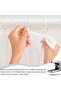25-piece set of curtain hooks, suitable for tracks, pulleys and clips, rust-proof curtain clips. - 5